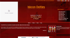 Desktop Screenshot of iskcondeities.com